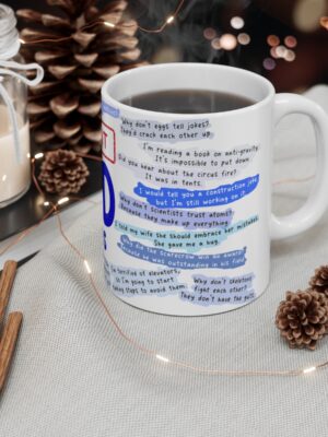 Urgent Dad Jokes - Ceramic Coffee Cup And Tea Cup - Unique Fathers Day Mug - 11oz/15oz - Perfect Gift for Dad