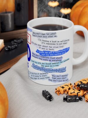 Urgent Dad Jokes - Ceramic Coffee Cup And Tea Cup - Unique Fathers Day Mug - 11oz/15oz - Perfect Gift for Dad